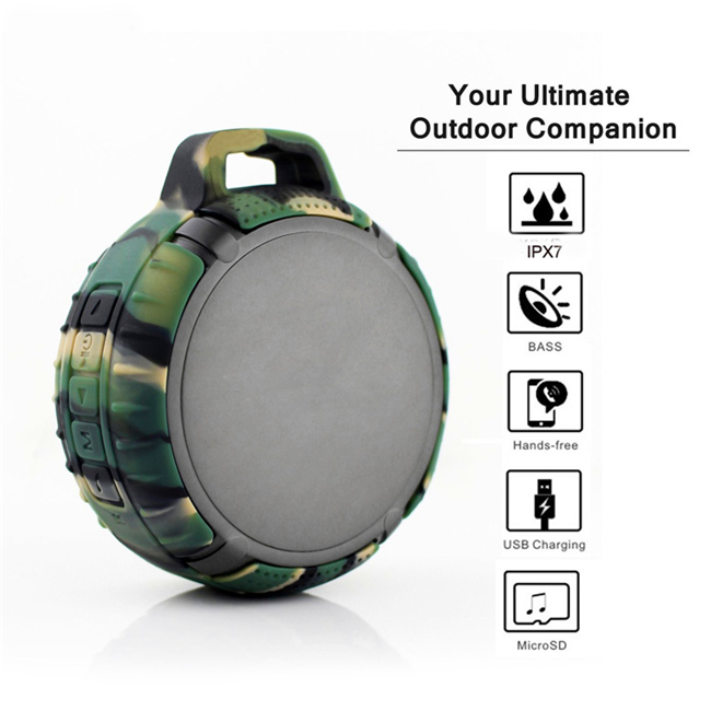 Outdoor Keychain Waterproof Bluetooth Speaker