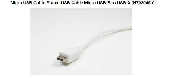 MICRO USB CABLE PHONE USB CABLE MICRO USB B TO USB A (1 METER)