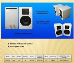 HSBL23 Bookshelf Speaker Ribbon Tweeter Audio Speaker